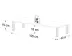 VCM Lowboard- und Wohnwand-Glasaufsatz Felino-Mini  (Hifi- und TV-Moebel) 